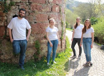 Das Team von Glücksgefühle: Christoph Mahler, Inga Zeus, Melina Fries, Anna-Lena Brune